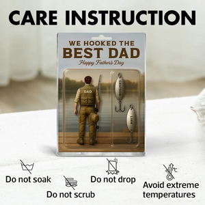 We Hooked The Best Dad Fishing With Kids' Names - Personalized Rectangle Acrylic Plaque - Gift For Dad, Daddy, Father's Day