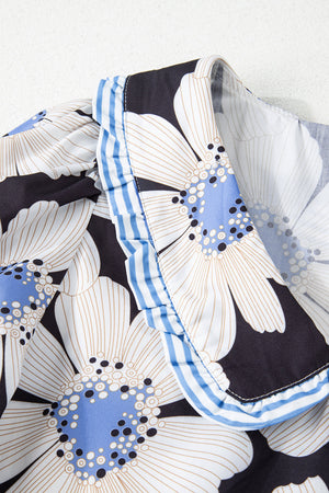 Azariah Tie Sleeve Collared Blouse
