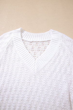 Emma Ribbed Edge Loose Sweater