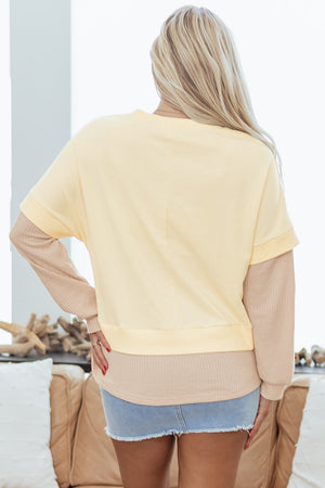 Evajira Two Piece Patchwork Sweatshirt