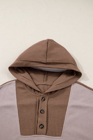 Alessia Exposed Seam Casual Hoodie