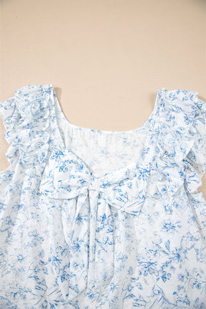 Beatrice Bow Back Square Blouse