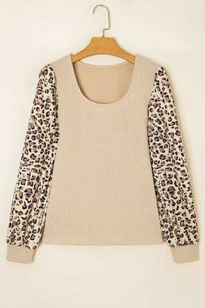 Quezia Ribbed Knit U Top