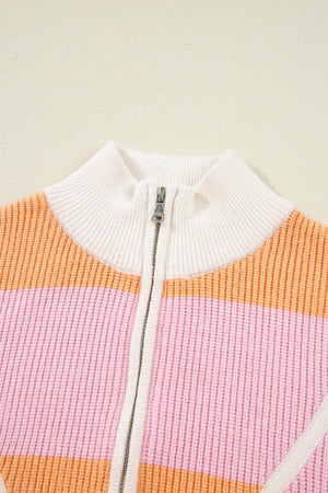 Claire Half Zip Oversize Sweater