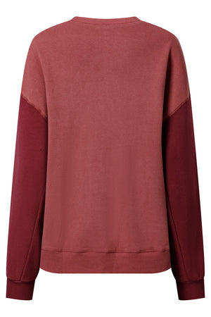 Ella Patchwork Drop Shoulder Pullover