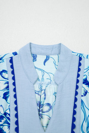 Elowen Short Sleeve Floral Blouse