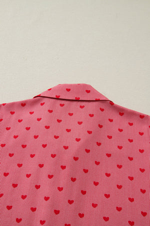 Charlie Sleeve Loose Valentine Shirt