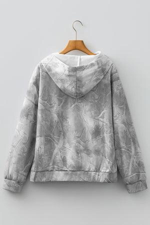Maya Print Oversized Sporty Hoodie