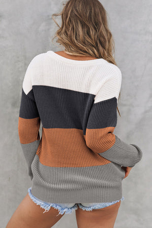 Millie Knitted O Pullover Sweater