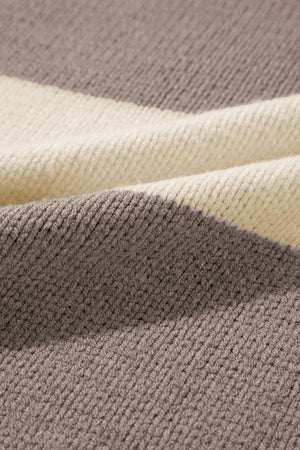 Livia Colorblock Loose Pullover Sweater