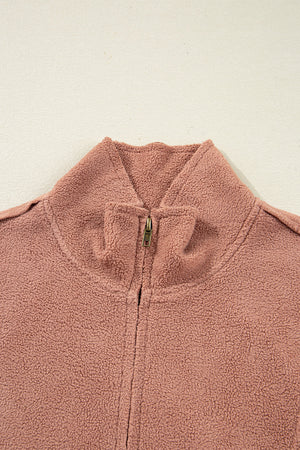 Mabel Half Zipper Baggy Sweatshirt