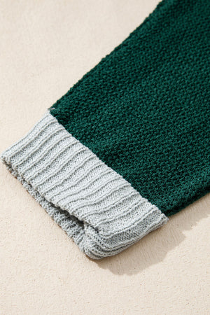 Demi Block Knit Loose Sweater