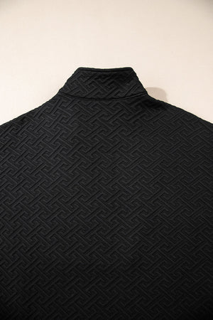 Saige Half Zipper Collared Sweatshirt
