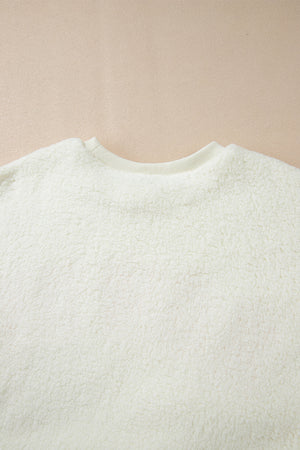 Mila Sherpa Howdy Patched Pullover