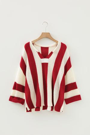 Anika Colorblock Bracelet Sleeve Sweater