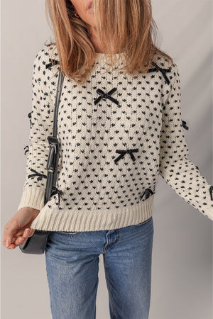 Scarlett Contrast Ribbed Edge Sweater
