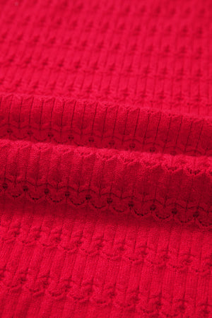 Nellie Knit Ribbed Cuffs Sweater