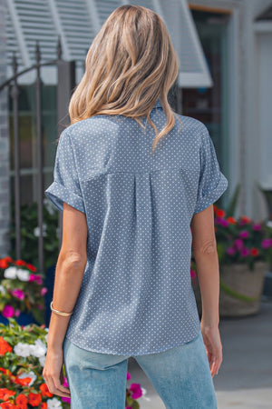 Brianna Cuffed Short Sleeve Shirt