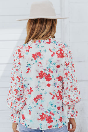 Mckenna Cakewalk Floral Smocked Blouse