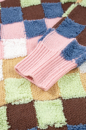 Kiara Pattern Front Cardigan Sweater