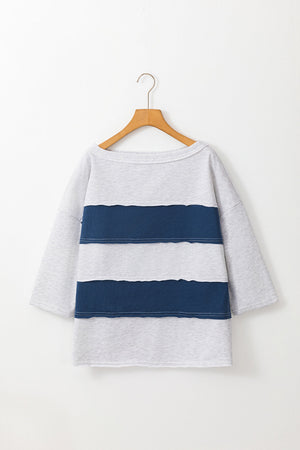Melissa Sleeve Raw Seamed Sweatshirt