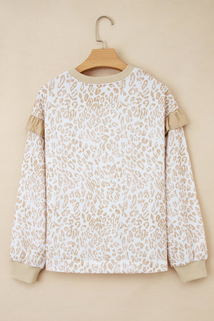 Aimee Detail Ribbed Trim Sweatshirt