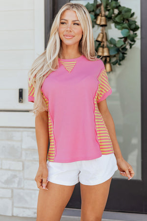 Wynter Patchwork Loose T Shirt