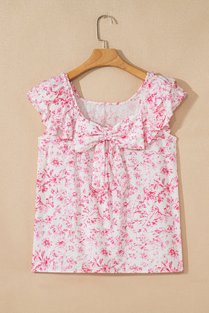 Kelly Bow Back Square Blouse