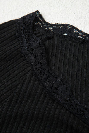 Waverly Sleeve Ribbed top Long Sleeve Top