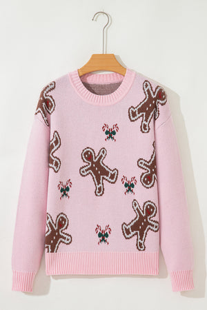 Grehara Man Print Casual Sweater
