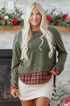 Rosa Patchwork Drop Shoulder Sweatshirt