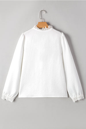 Ivy Patchwork Stand Loose Shirt