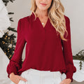 Karimya Long Sleeve Blouse Long Sleeve Top