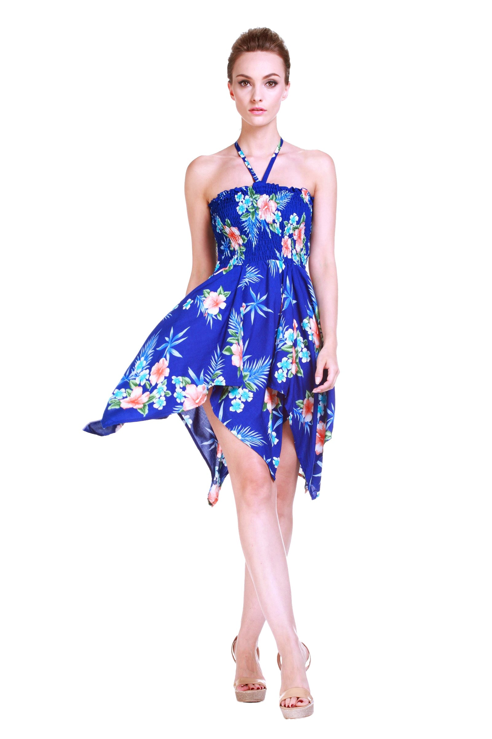 Women's Fairy Dress in Hibiscus Blue