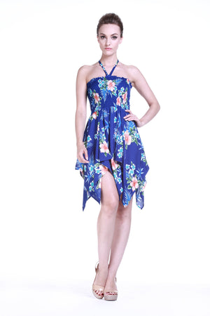 Women's Fairy Dress in Hibiscus Blue