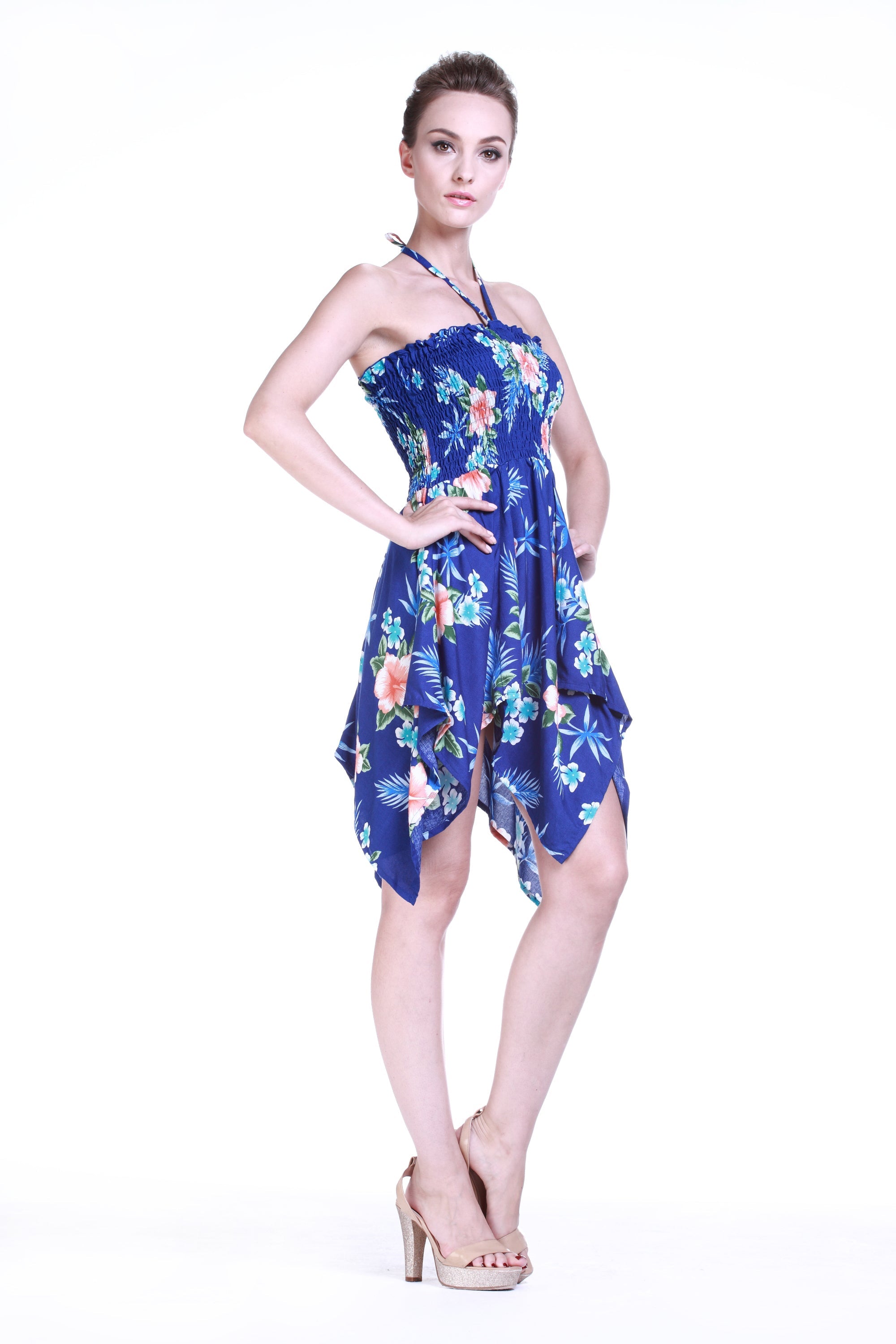 Women's Fairy Dress in Hibiscus Blue