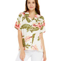 Women's Aloha Shirt in Rafelsia Cream