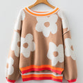 Scarlett Contrast Striped Baggy Sweater