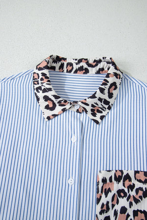 Aleia Chest Cuffed Sleeve Shirt