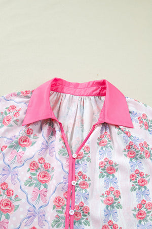 Araceli Ruffled Half Sleeve Shirt