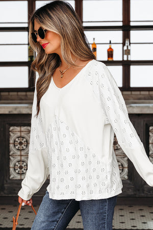 Tessabina Patchwork Embroidered Top