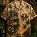 Mechanic Wrench Hawaiian Shirt Front Flat Lay