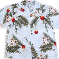 Hawaiian Orchid Boys Tropical Hawaiian Shirt in White