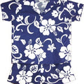 Hibiscus Paradise Boys 2 Piece Tropical Hawaiian Aloha Cabana set Royal