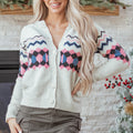 Aria Stripe Geometric Up Sweater