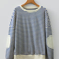 Emily Patched Drop Shoulder Sweatshirt