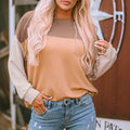 Adaline Ribbed Loose top Long Sleeve Top