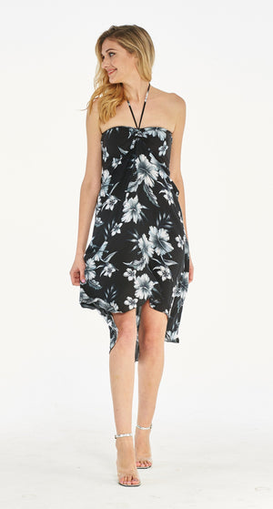 Women's Butterfly Dress in Midnight Bloom