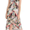 Women's Butterfly Dress in Neon Pastel Sunset