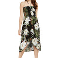 Women's Butterfly Dress in Wispy Cereus Black